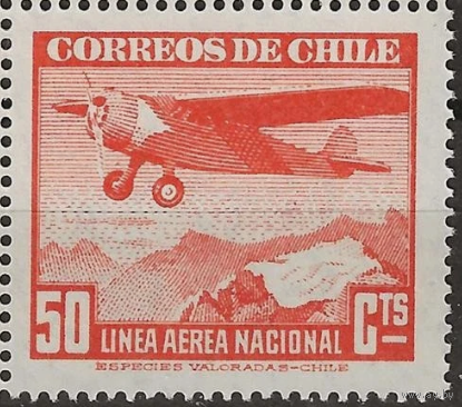 ЧИЛИ САМАЛЁТЫ  ТРАНСПОРТ - АВИАЦИЯ 1942 MNH