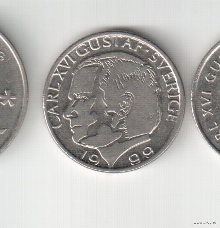 1 крона 1999 года Швеции