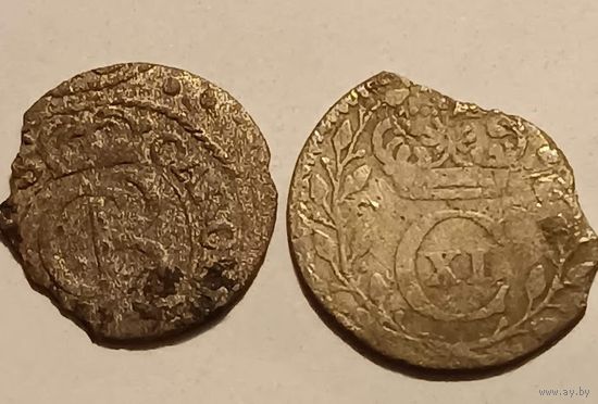 Швеция Карл XI  1682 и 1661