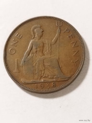 Великобритания 1 пенни 1938
