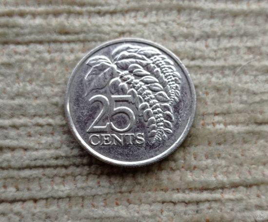 Werty71 Тринидад и Тобаго 25 центов 2012 Цветок Чакония