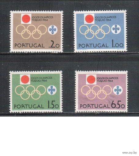 Португалия-1964,(Мих.968-971) *  , Спорт, ОИ-1964 (одиночка)