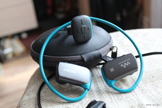 Редкие блютуз наушники SONY WALKMAN NWZ-WS615 MADE IN MALAYSIA