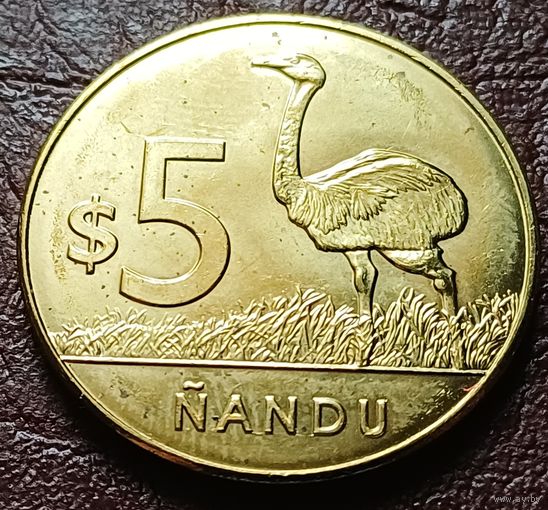 Уругвай 5 песо, 2024    ( 2-9-1 )