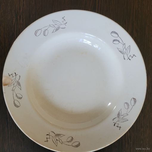 Тарелка, фаянс, Рижский ФФЗ.