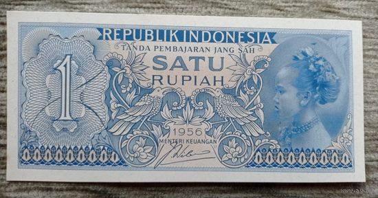 Werty71 Индонезия 1 рупия 1956 UNC банкнота