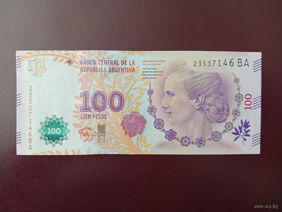 Аргентина 100 песо 2016 UNC