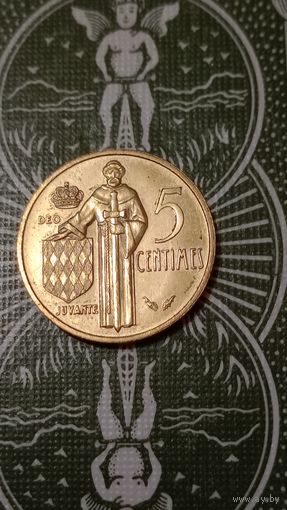 Монако 5 сантим 1976