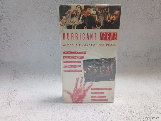 Hurricane Irene (The Japan Aid Concert For Peace) (VHS, NTSC-J,1988) заводская упаковка