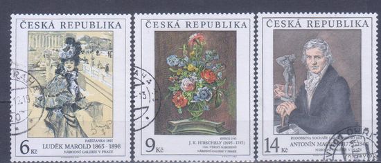 [2143] Чехия 1995. Культура.Искусство.Живопись. Гашеная серия.