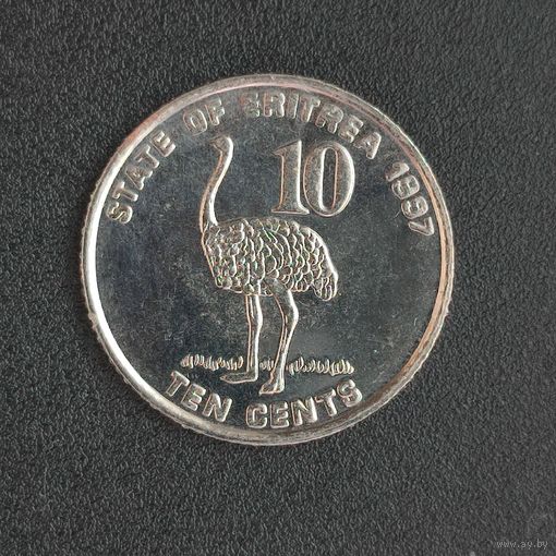 Эритрея 10 центов 1997г.