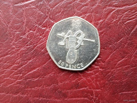 50 пенсов Великобритания 2011 г.