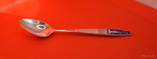 Ложка чайная "Петропавловская крепость" (2), Ag_875, Ленинград 1971 г, 26.35 гр