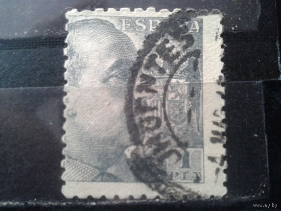 Испания 1939 Генерал Франко, гос. герб 1 песета