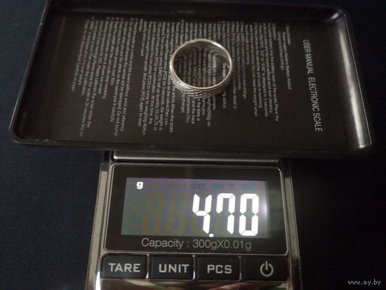 Лот (5) серебряное украшение, кольцо, перстень, размер 19, серебро (925). С 1 рубля без МЦ