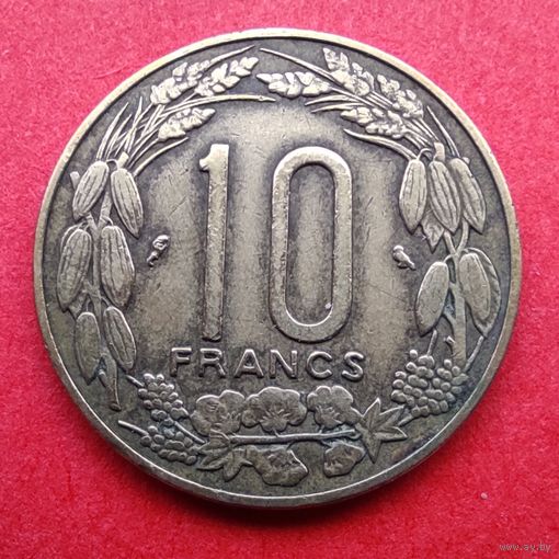 Камерун. 10 франков 1969 года.