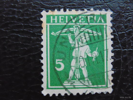 Швейцария 1909 г. Стандартный выпуск.