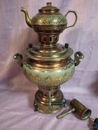 Самовар электрический РУЧНАЯ ЧЕКАНКА