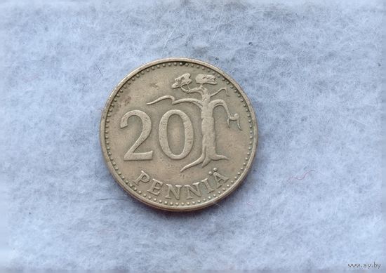 Werty71 Финляндия 20 пенни 1963