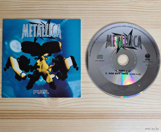Metallica - Fuel (CD, Europe, 1998, лицензия) Cardboard 568 412-2
