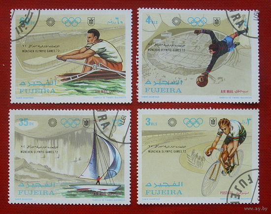 Фуджейра. Спорт. ( 4 марки ) 1971 года. 3-2.