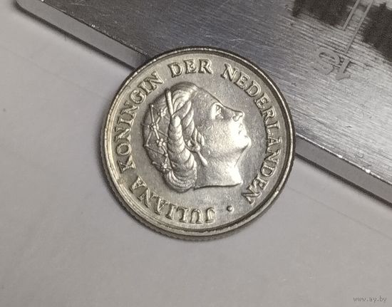 Нидерланды 10 центов, 1974