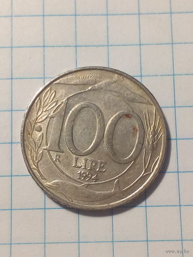 100 лир Италия 1994 год