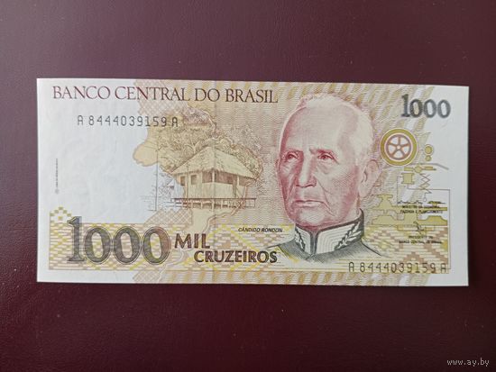 Бразилия 1000 крузейро 1991 UNC