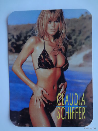 Календарик 1999 г. Клаудия шифер.