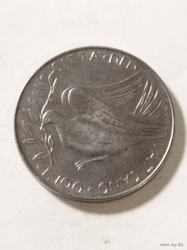 Ватикан 100 лир 1970