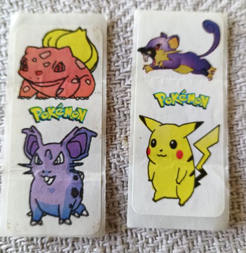 Pokemon(покемон) вкладыш от жвачки