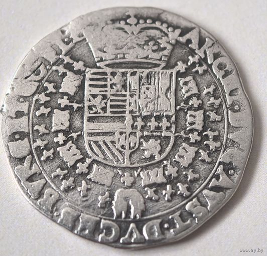 1/4 патагона 1/4 PATAGON Albert & Isabella (1598-1621) VF Альберт и Елизавета Без года.