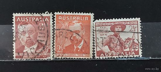 РАСПРОДАЖА. АВСТРАЛИЯ 1948г. Полная серия. Гаш.
