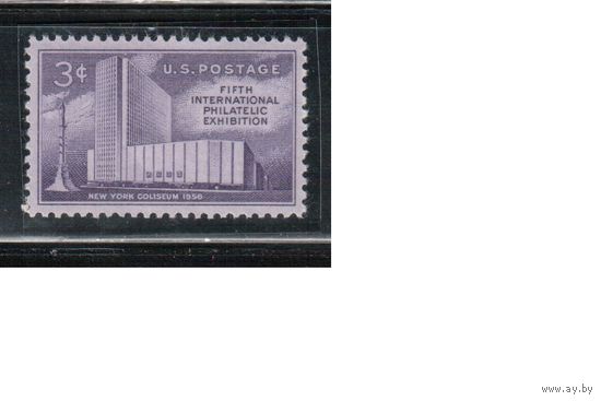 США-1956, (Мих.696),  ** , Филвыставка, (одиночка)