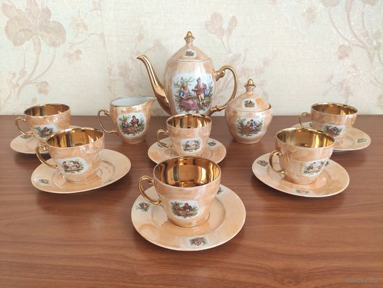 Польский чайный сервиз марки Wloclawek 1960-х годов