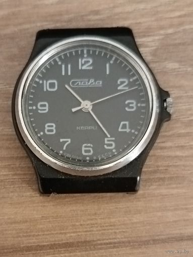 Часы слава кварц редкий механизм рабочие