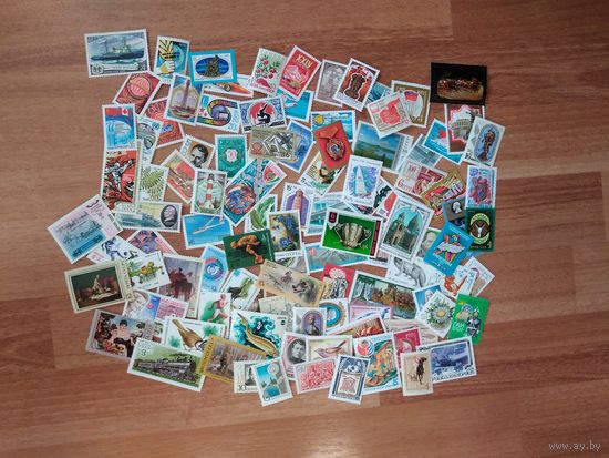 100 чистых марок СССР