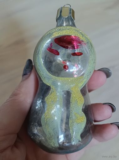 Елочные игрушки, стекло, эскимос, чукча
