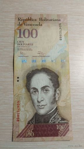 100 Боливар 2012 Венесуэла