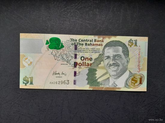 1 доллар 2008 года. Багамские острова . Распродажа