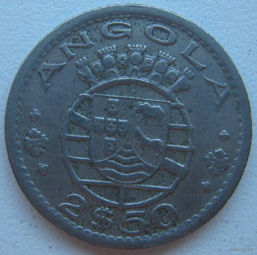 Ангола 2,5 эскудо 1956 г. Цена за 1 шт.