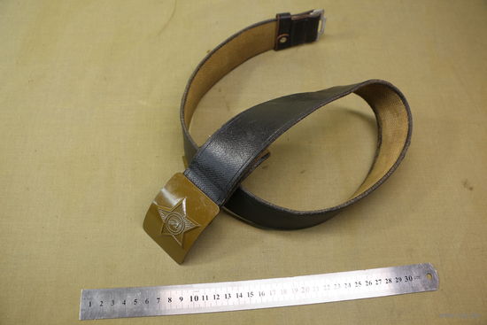 Ремень военный СА. СССР. новый. Распродажа коллекции вещей. С РУБЛЯ! АУКЦИОН!