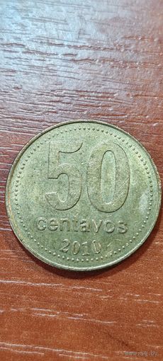 Аргентина 50 сентавос 2010