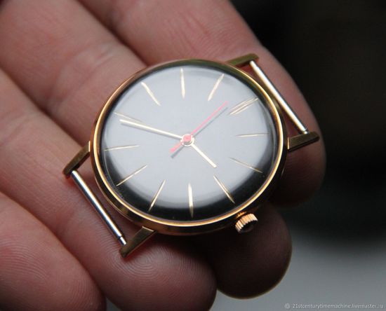 Новая Позолоченная Заводная Головка на Часы ЛУЧ 2209 СССР.