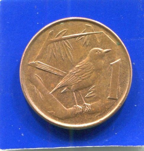 Каймановы острова 1 цент 1999