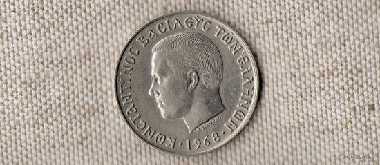Греция 10 драхм 1968//(Oct)
