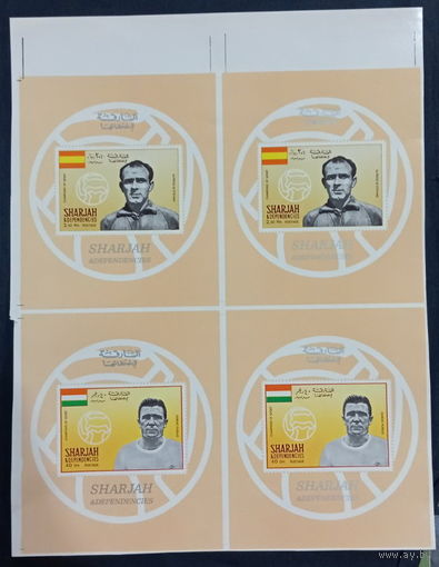 ШАРДЖА ФУТБОЛ ПРОБЫ БЗ MNH
