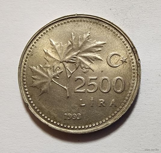 Турция 2.500 лир, 1993