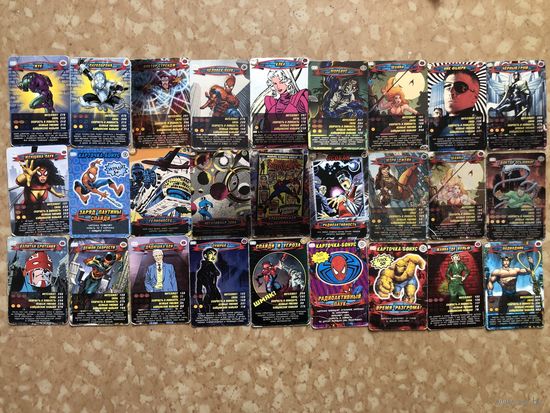 Карточки человек паук 1 и 2 серия