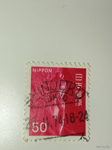 Япония 1967 год Статуя Будды Бодхисаттвы из храма Чуго-дзи